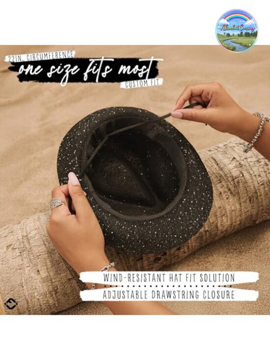 UPF 50+ Packable Short Brim Fedora Sun Hat with Woven Pattern main image 5